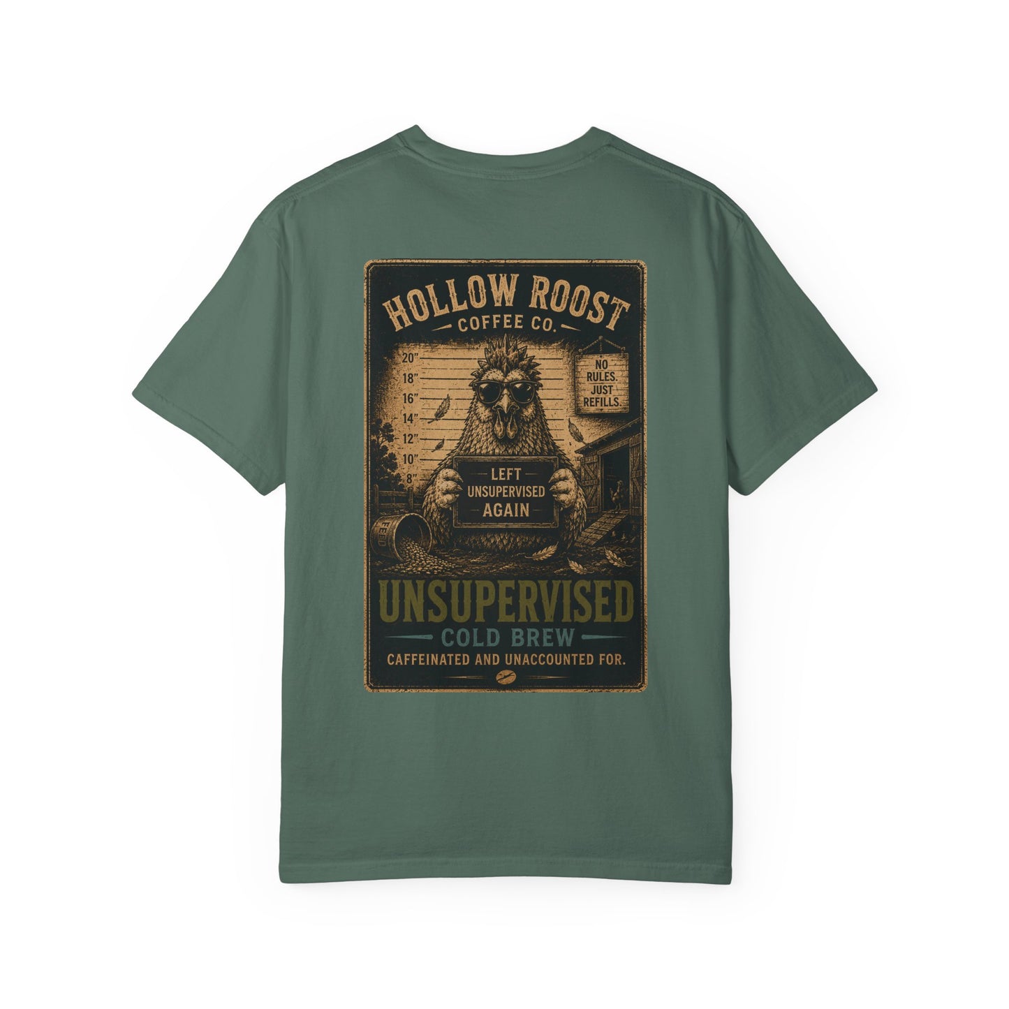 Unsupervised Unisex Garment-Dyed T-shirt