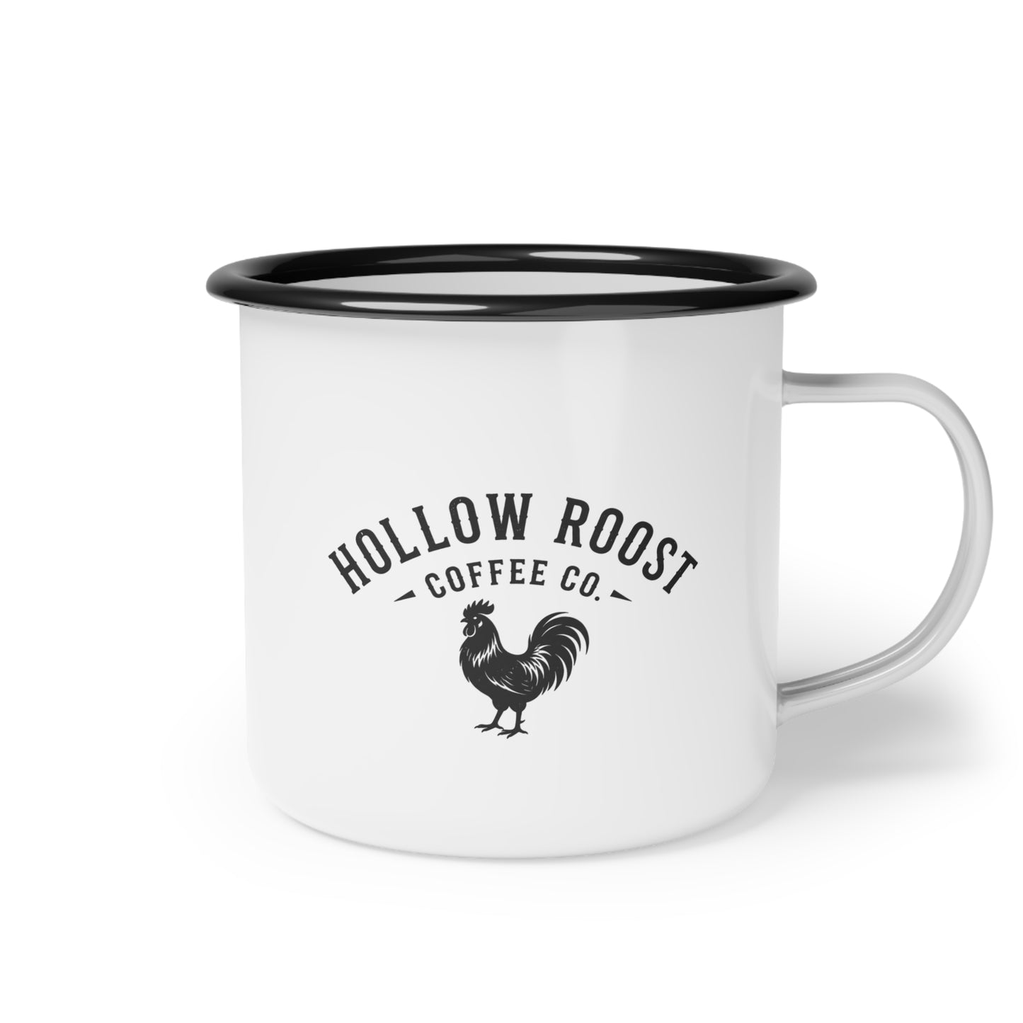 Simple Logo Enamel Camp Cup