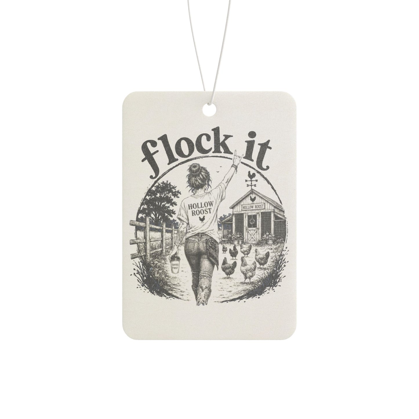 Flock it Car Air Freshener
