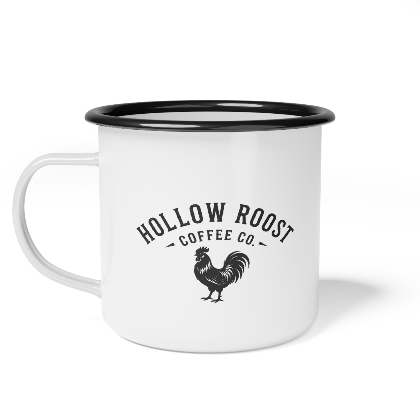 Simple Logo Enamel Camp Cup