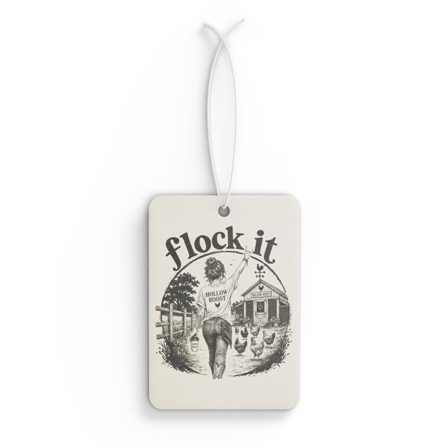 Flock it Car Air Freshener