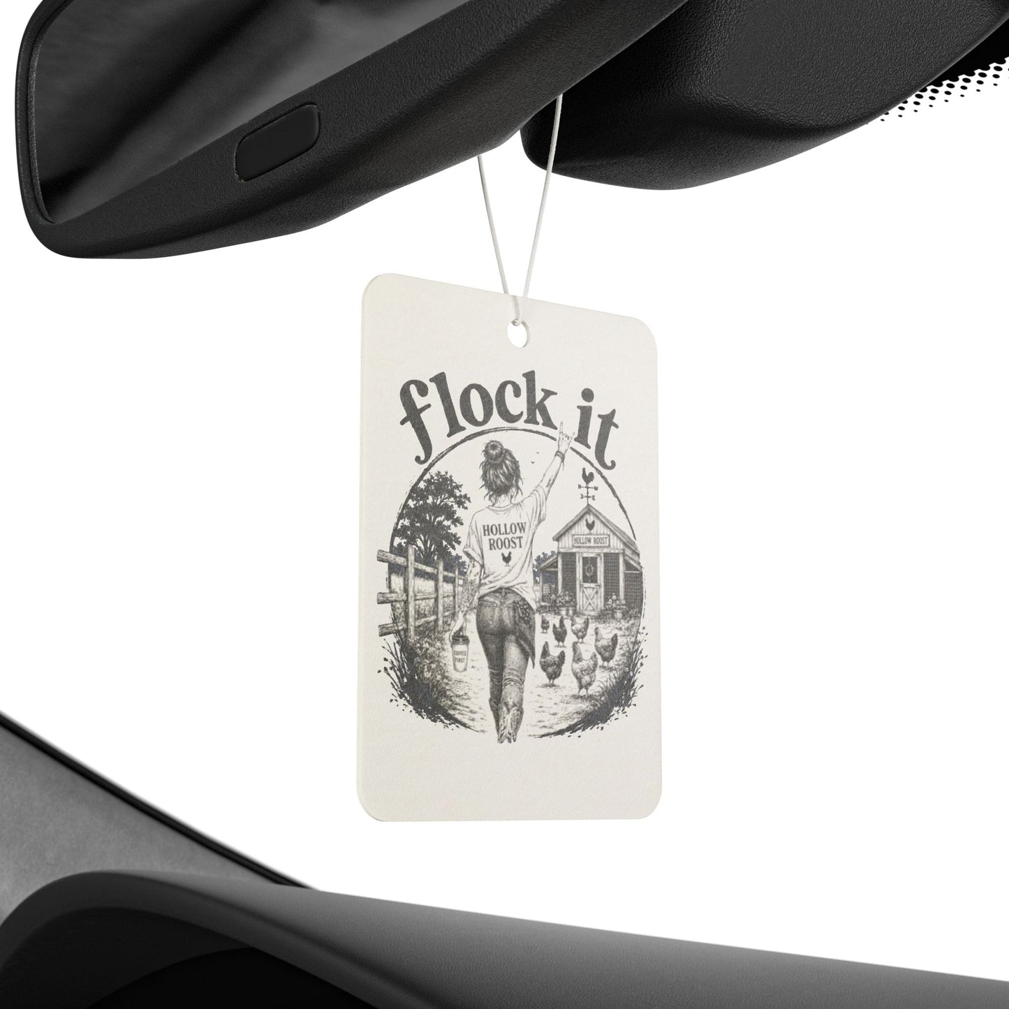 Flock it Car Air Freshener