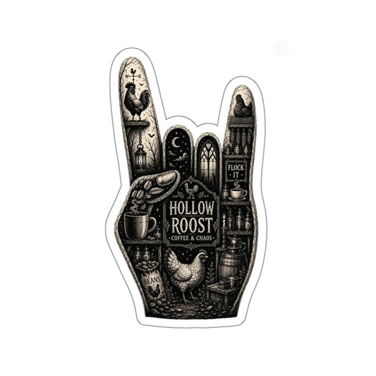 Flock on Die-Cut Stickers