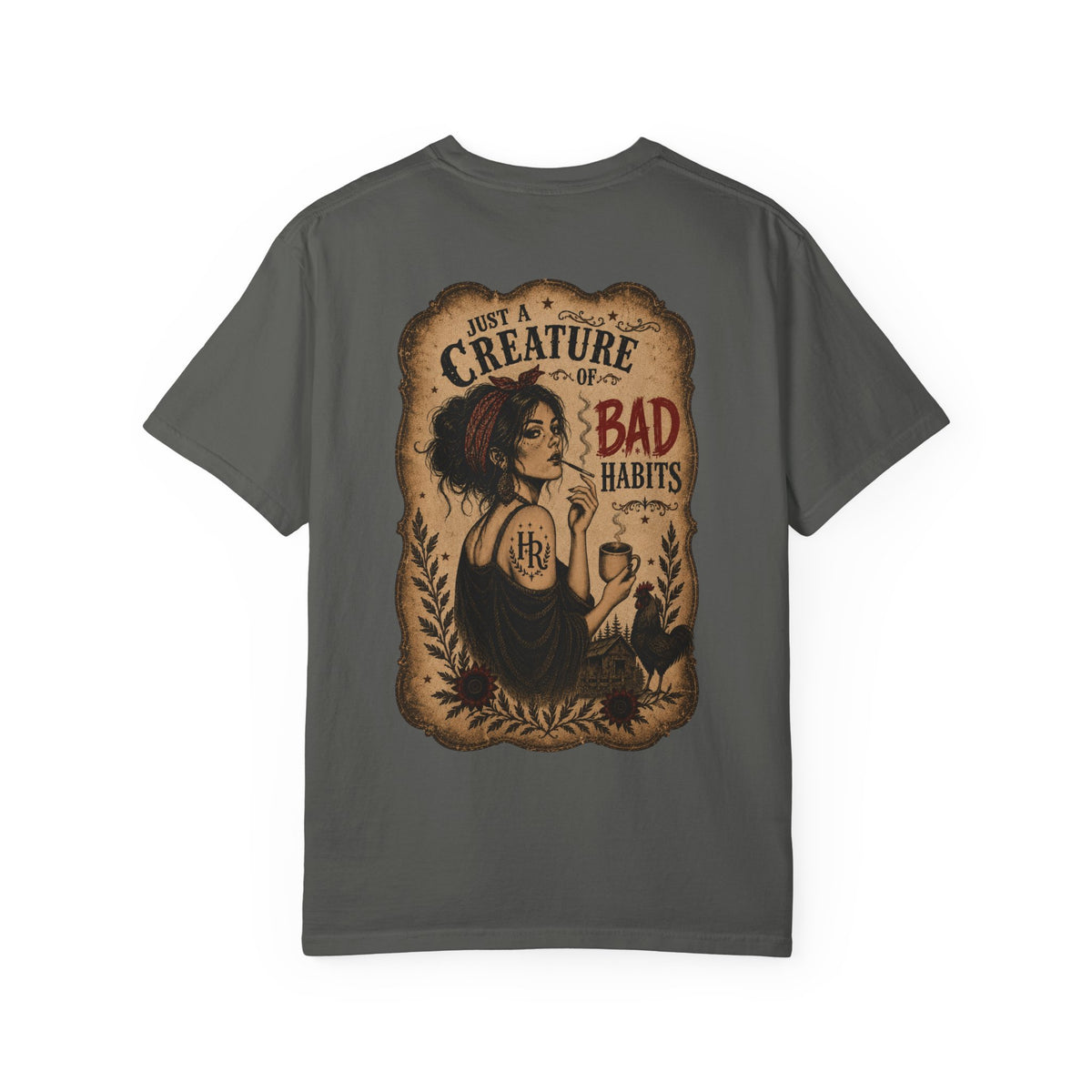 Creature of bad habits tee