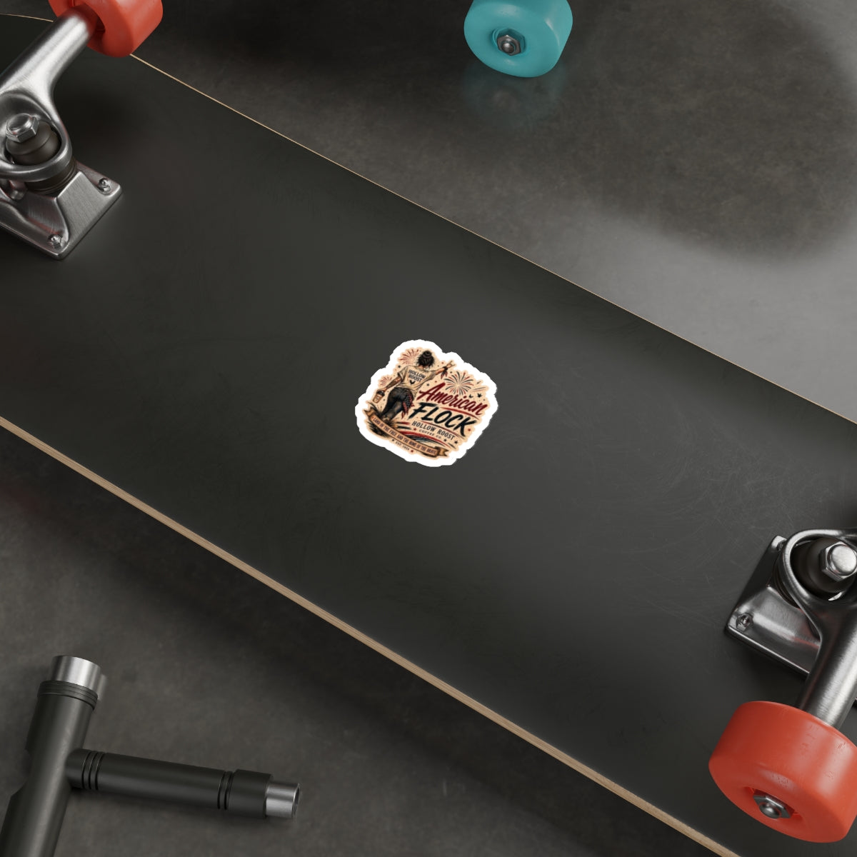 American flock Die-Cut Stickers